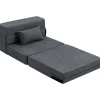 Rootz Gulvsofa - Polstret sofa - Cabriolet madras - Skumkomfort - Grå - 210 cm x 80 cm x 15 cm