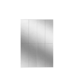 Rootz High -Gloss White Garderobe Set - Træmateriale - Blankt finish - Optimal opbevaring - 122 cm x 193 cm