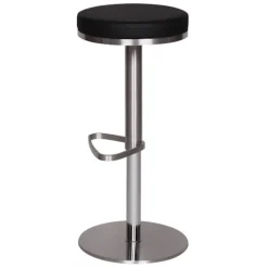 Rootz Holdbar M7 Barstol rustfri sort stol moderne skammel justerbar design barstol roterbar stabil