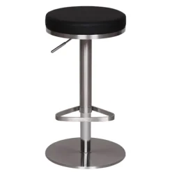 Rootz Holdbar M7 Barstol rustfri sort stol moderne skammel justerbar design barstol roterbar stabil