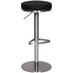 Rootz Holdbar M7 Barstol rustfri sort stol moderne skammel justerbar design barstol roterbar stabil