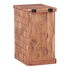 Rootz Home Bar - Fold-out Bar - Vitrineskab - Vinopbevaring - Drikkevareopbevaring - Massivt træ Acacia - Country Style - Barskab