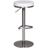 Rootz justerbar barstol - Moderne skammel - Højdejusterbar skammel - Rustfrit stål - Komfortable siddepladser - 57 cm x 36 cm x 82 cm