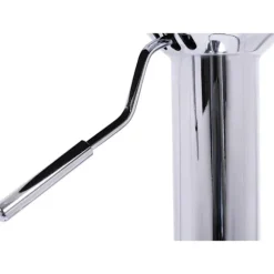 Rootz Justerbar Barstol i imiteret læder - Bordstol - Drejeligt sæde - Højdejusterbar, 360° rotation, Ergonomisk komfort - 84cm til 106cm x 38cm x 35c | Fyndiq