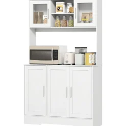 Rootz køkkenskab - Opbevaringsenhed - Skandinavisk skab - Justerbare hylder - 108cm x 35cm x 180cm