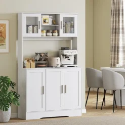 Rootz køkkenskab - Opbevaringsenhed - Skandinavisk skab - Justerbare hylder - 108cm x 35cm x 180cm