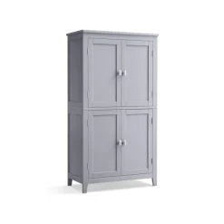 Rootz Køkkenskab - Pantry Organizer - Opbevaringsenhed - Justerbare hylder - 120cm x 40cm x 180cm