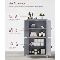 Rootz Køkkenskab - Pantry Organizer - Opbevaringsenhed - Justerbare hylder - 120cm x 40cm x 180cm
