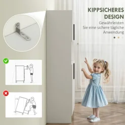 Rootz Køkkenskab - Pantry Opbevaring - Skab Organizer - Maksimerer pladsen - 79b x 40t x 175H cm