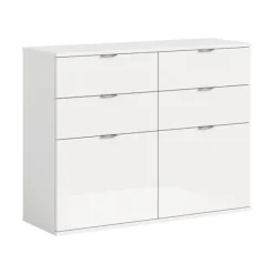 Rootz -kommode - Kommode - Opbevaringsenhed - Rigelig plads - 120 cm x 85 cm x 34 cm