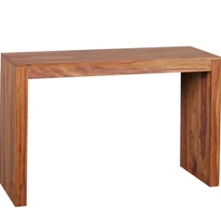 Rootz Konsolbord Massivt træ Sheesham konsolbord 115 x 40 cm arbejdsbord i hyttestil naturligt træ moderne