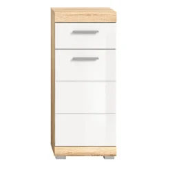 Rootz Lambada Tall Cabinet - Badeværelsesmøbler - Træmateriale - Sonoma Oak - Modulært design - 37 cm x 88 cm x 31 cm