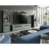 Rootz Living Room Set - Hjemmemøbelkombination - Moderne displayskab - kold hvid belysning - 272 cm x 141 cm x 33 cm