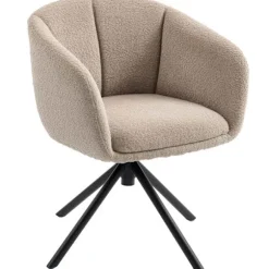 Rootz Lænestol - Polstret Stol - Roterbart sæde - Hyggelig komfort - Støtter op til 120 kg - 58,5 cm x 78,5 cm - Brun