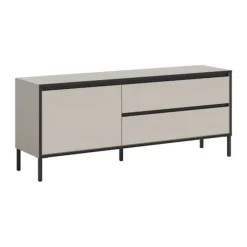 Rootz Lowboard - TV Stand - Entertainment Unit - Ample Storage - 150 cm x 62 cm x 38 cm