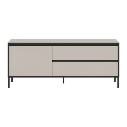 Rootz Lowboard - TV Stand - Entertainment Unit - Ample Storage - 150 cm x 62 cm x 38 cm