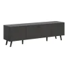 Rootz Lowboard TV Stand - Entertainment Console - Storage Cabinet - Moderne design - 185 cm x 55 cm x 40 cm
