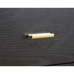 Rootz Lowboard tv-skab - 150 cm tv-stativ - sort og eg tv-konsol - moderne design - rummelig opbevaring - holdbar konstruktion - 150 cm x 50 cm x 40 c | Fyndiq