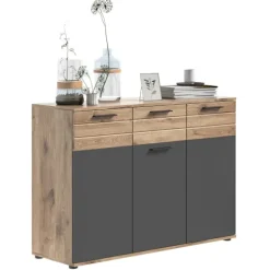 Rootz Mason -kommode - Træskabinet - Skænk - Highboard - Rummelig opbevaring - 120 cm x 87 cm x 40 cm