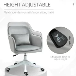 Rootz Massage Kontorstol - Kontorstol - Stol - Højdejusterbar - Grå - 55 cm x 65 cm x 89 cm
