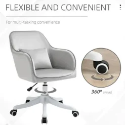 Rootz Massage Kontorstol - Kontorstol - Stol - Højdejusterbar - Grå - 55 cm x 65 cm x 89 cm