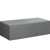 Rootz Minimalistisk Sofabord - Rektangulært Design - Betonlook - 100 cm x 50 cm x 30 cm - Folieret MDF - Ridsefast melaminbelægning