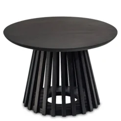 Rootz Modern Design Sofabord - Rundt bord - Stuebord - Håndlavet - Mangotræ - Beskyttende lak - 60cm x 60cm x 41cm