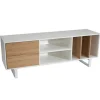 Rootz Modern Design TV Underskab - Lowboard - Underholdningscenter - Eg Dekoration - Rummelig opbevaring - 150 cm x 55 cm x 40 cm