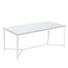 Rootz Modern rektangulært sofabord - glasbord - moderne møbler - elegant optik - 100 cm x 50 cm x 42 cm