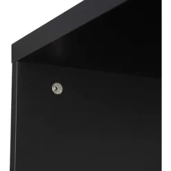 Rootz Modern S-formet barbord - Opbevaringsbarbord - Vinstativbord - Pladsbesparende - Holdbar - Nem vedligeholdelse - 113cm x 105cm x 40cm