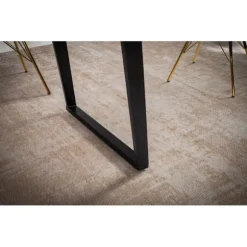 Rootz Modern spisestuebord - massivt træbord - Live Edge-bord - Naturligt trækorn - Håndlavet - 180 cm x 90 cm x 76 cm