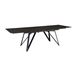 Rootz Moderne spisebord - Stort spisebord - Rektangulært spisebord - Sæder 12 - 180-260 cm x 95 cm x 76 cm