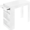 Rootz multifunktionelt barbord - Opbevaringsbord - Spisebord - Rummelig overflade - Integreret opbevaring - Robust konstruktion - 100cm x 100cm x 50cm | Fyndiq
