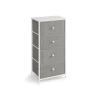Rootz Opbevaringsskab - Organizer - Spånpladestål - Ikke-vævet stof - Letvægts - Rummelig - Robust - 30 cm x 45 cm x 91,7 cm