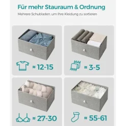 Rootz Opbevaringsskab - Organizer - Spånpladestål - Ikke-vævet stof - Letvægts - Rummelig - Robust - 30 cm x 45 cm x 91,7 cm