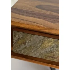 Rootz rektangulært sofabord - Industrielt design - Massivt træ - Holdbar opbevaring - 115 cm x 60 cm x 38 cm