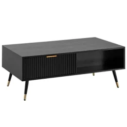 Rootz rektangulært sofabord - Moderne stuebord - Sofabord - Rigelig opbevaring - 110 cm x 60 cm x 43 cm