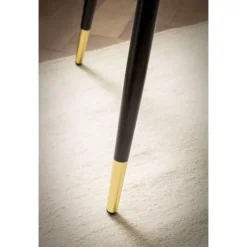 Rootz Round Dining Bord - Moderne bord - Elegant marmorudseende - Justerbare ben - 75 cm x 75 cm x 76 cm