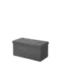 Rootz sammenfoldelig sædebryst - opbevaringsboks - sæde med opbevaring - 80L kapacitet - 76x38x38 cm - max 300 kg - linned som dækning - ideel til hje | Fyndiq