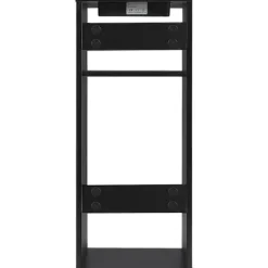Rootz sengebord med strømstik - Ladestation - Natbord - Åbne hylder - E1 konstrueret træ - 25 cm x 60 cm x 30 cm