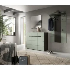 Rootz Shoe Cabinet - Fodtøjsopbevaring - Skoarrangør - Holdbart design - 94 cm x 120 cm x 37 cm