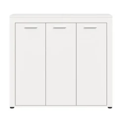 Rootz Shoe Cabinet - Fodtøjsopbevaring - Arrangør af indgang - 12 rum - Hvid spånplade - 120x108x37cm