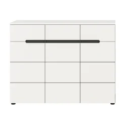 Rootz Shoe Cabinet - Shoe Storage - Footwear Organizer - Nem vedligeholdelse - 120x94x37 cm - Hvid efterligning