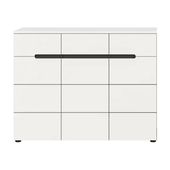 Rootz Shoe Cabinet - Shoe Storage - Footwear Organizer - Nem vedligeholdelse - 120x94x37 cm - Hvid efterligning