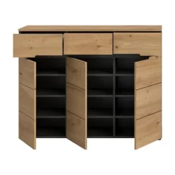 Rootz Shoe Cabinet - Skoopbevaring - Arrangør af fodtøj - holdbar og stabil - 94 cm x 120 cm x 37 cm