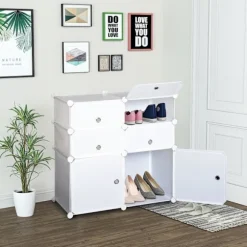 Rootz skabsgarderobe - hvid - stål, plast - 29,52 cm x 14,56 cm x 28,74 cm