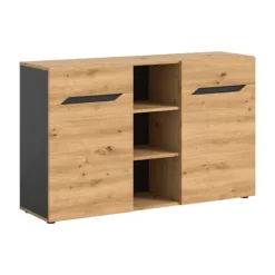 Rootz skænk - Credenza - Opbevaringsskab - Holdbart design - 130 cm x 81 cm x 37 cm