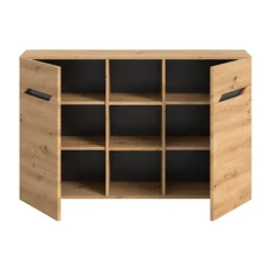 Rootz skænk - Credenza - Opbevaringsskab - Holdbart design - 130 cm x 81 cm x 37 cm