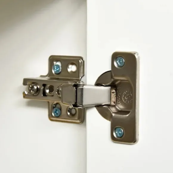 Rootz skænk - Kommode - 2 skuffer - Stående skab - Push-click - Spånplade - Hvid - 117 Cm X 36 Cm X 74 Cm