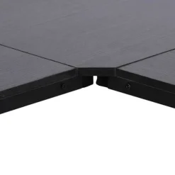 Rootz Skrivebord - Kontorbord - Spillebord - L Shape Skrivebord - Sort - 150 x 150 x 76 cm